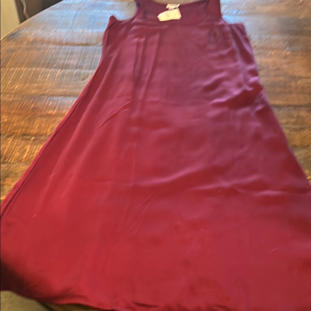 Jcrew Sleeveless Burgundy Dress